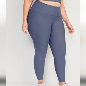 3X • Old Navy • High-Waisted PowerSoft 7/8-Length Side-Pocket Leggings